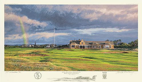 Royal Troon Golf Club Painting